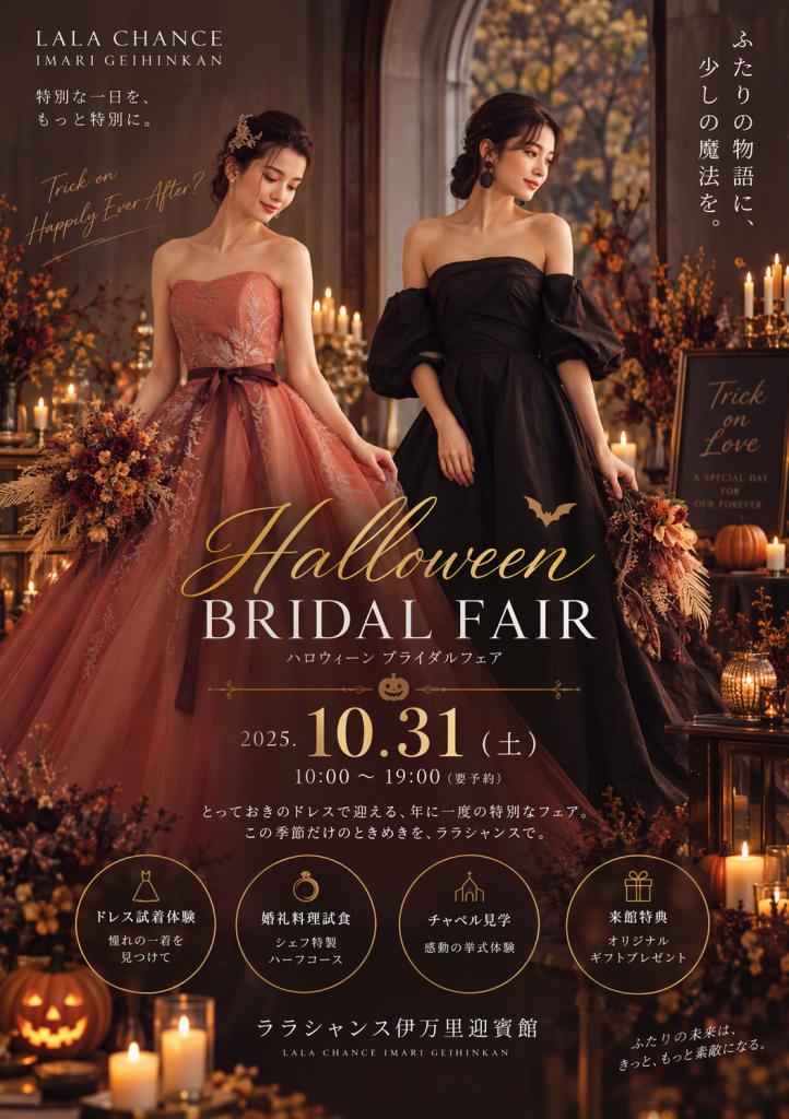＼□Halloween限定■／豪華試食×限定ドレス試着