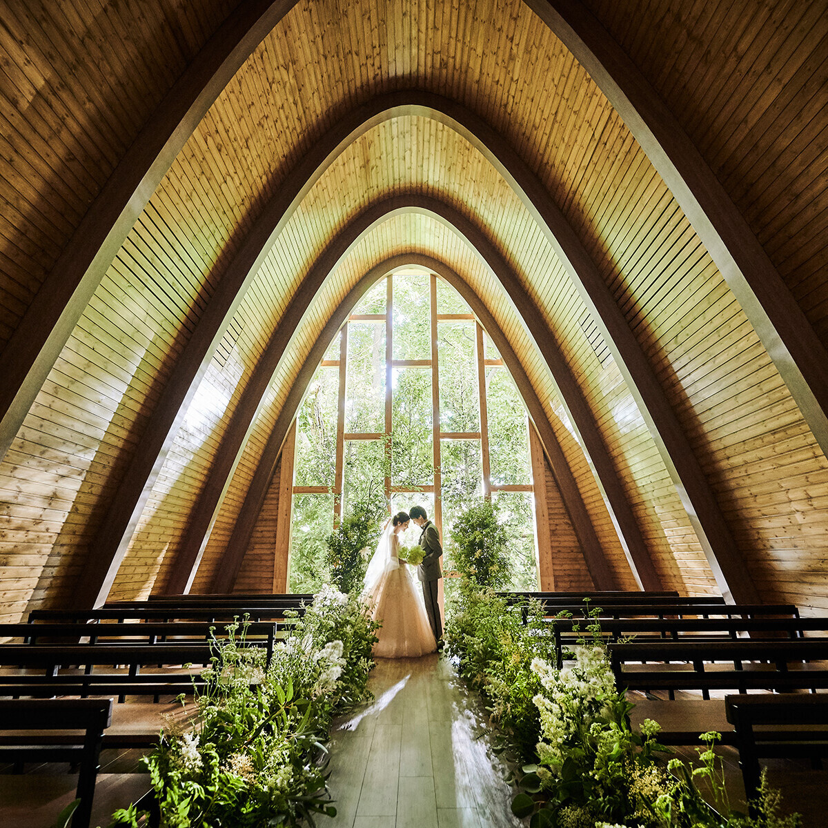 森チャペル＆大聖堂《挙式0円★》高台の貸切邸宅＊4.5万円特典＆試食×試着