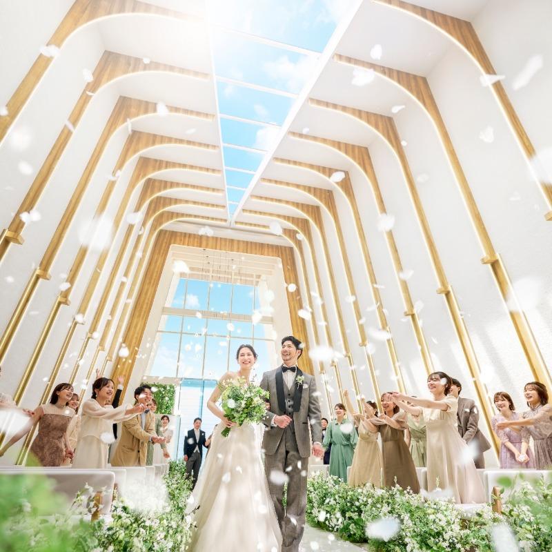 ◆満足度◎3万円和牛試食付◆天高9.6m感動チャペル×卒花嫁話題の演出体験♪