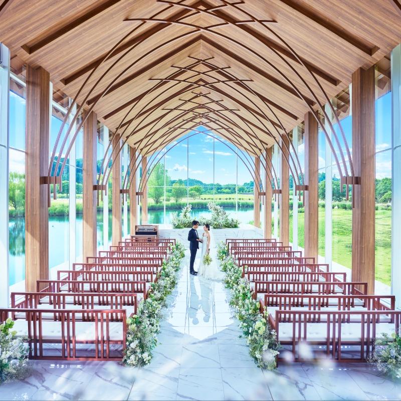 光が包む上質チャペル×ミシュランコース試食*来館5万ギフト