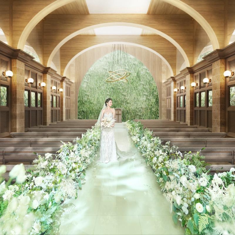 【当館人気No1】新チャペル誕生×演出体験&豪華試食★150万特典