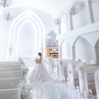 GW限定【挙式料全額0円★最大160万特典】白亜の大聖堂×和牛試食